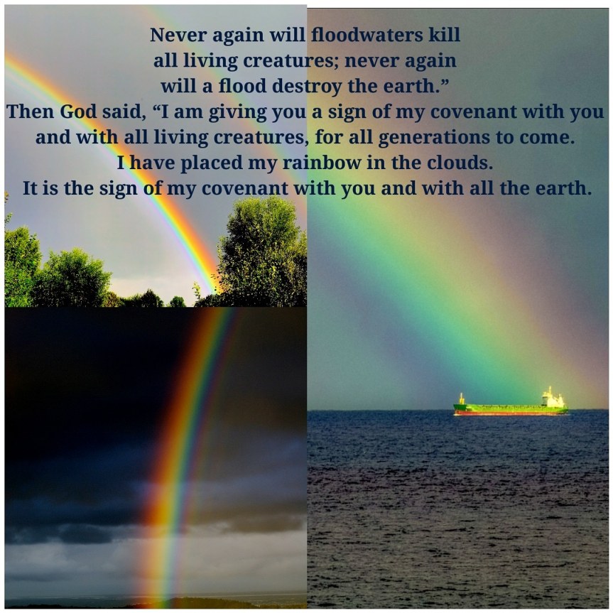 God's Rainbow. Noah and the Flood.